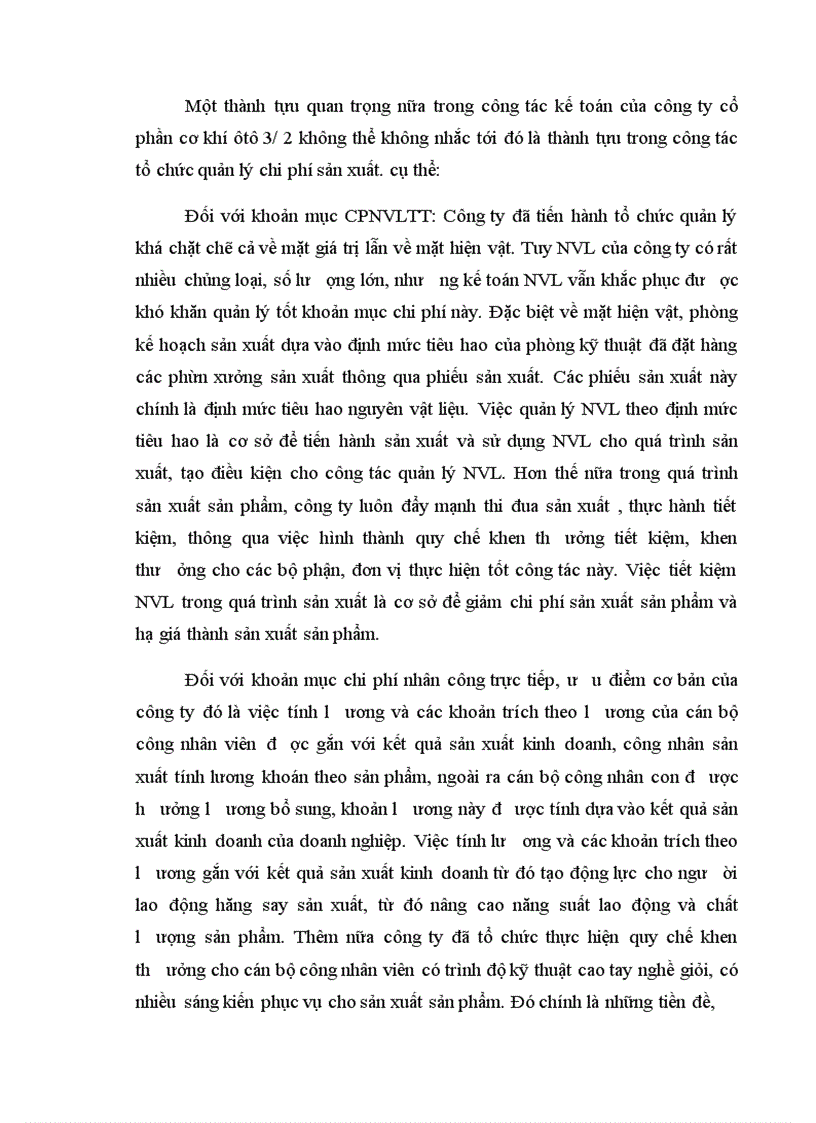 image for page Kế toán chi phí sản xuất xe khách K34 tại Công ty CP Cơ Khí Ô tô 3/2