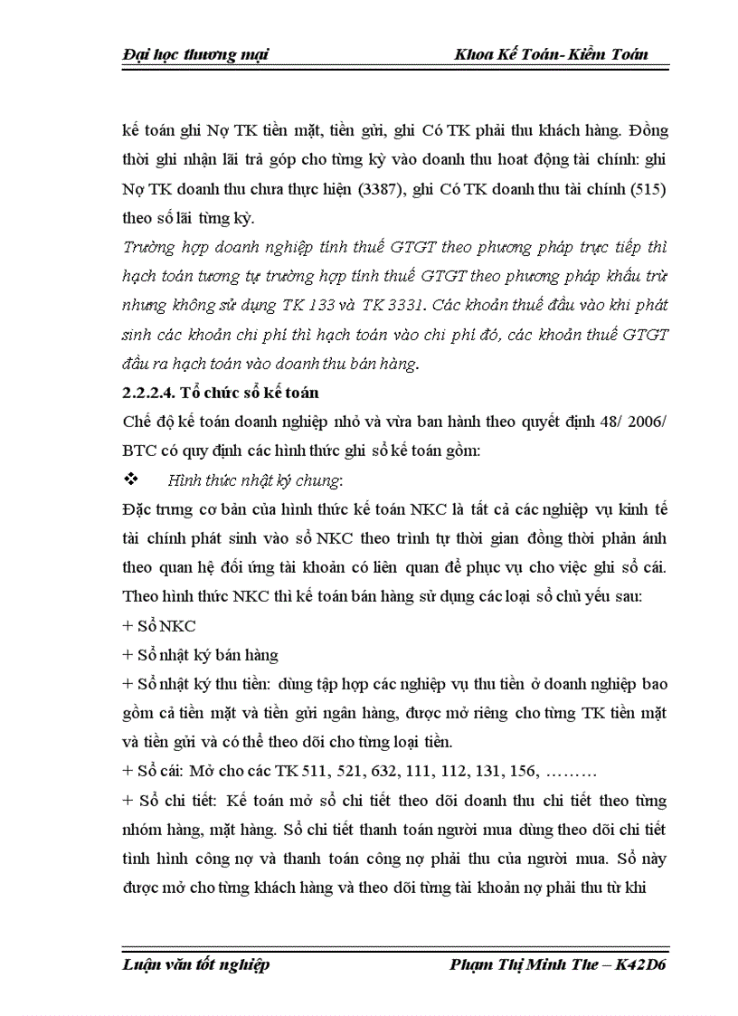 image for page Kế toán bán hàng bàn ghế mẫu giáo tại Công ty TNHH thiết bị giáo dục và nội thất Tín Nghĩa