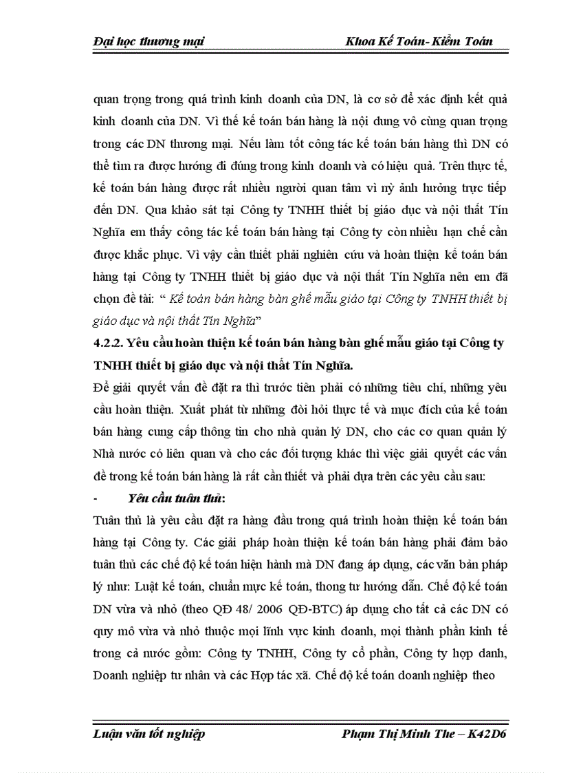 image for page Kế toán bán hàng bàn ghế mẫu giáo tại Công ty TNHH thiết bị giáo dục và nội thất Tín Nghĩa
