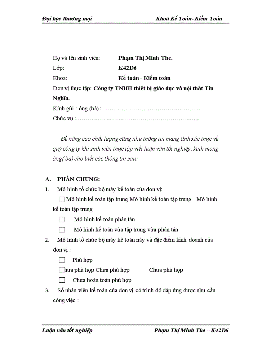 image for page Kế toán bán hàng bàn ghế mẫu giáo tại Công ty TNHH thiết bị giáo dục và nội thất Tín Nghĩa