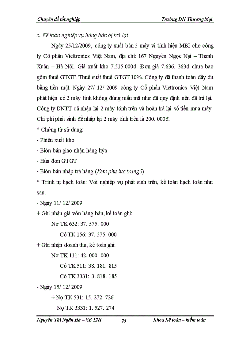image for page Kế toán mặt hàng máy vi tính tại công ty TNHH Thiết bị và Giải pháp mạng Hà Nội (DNTT)