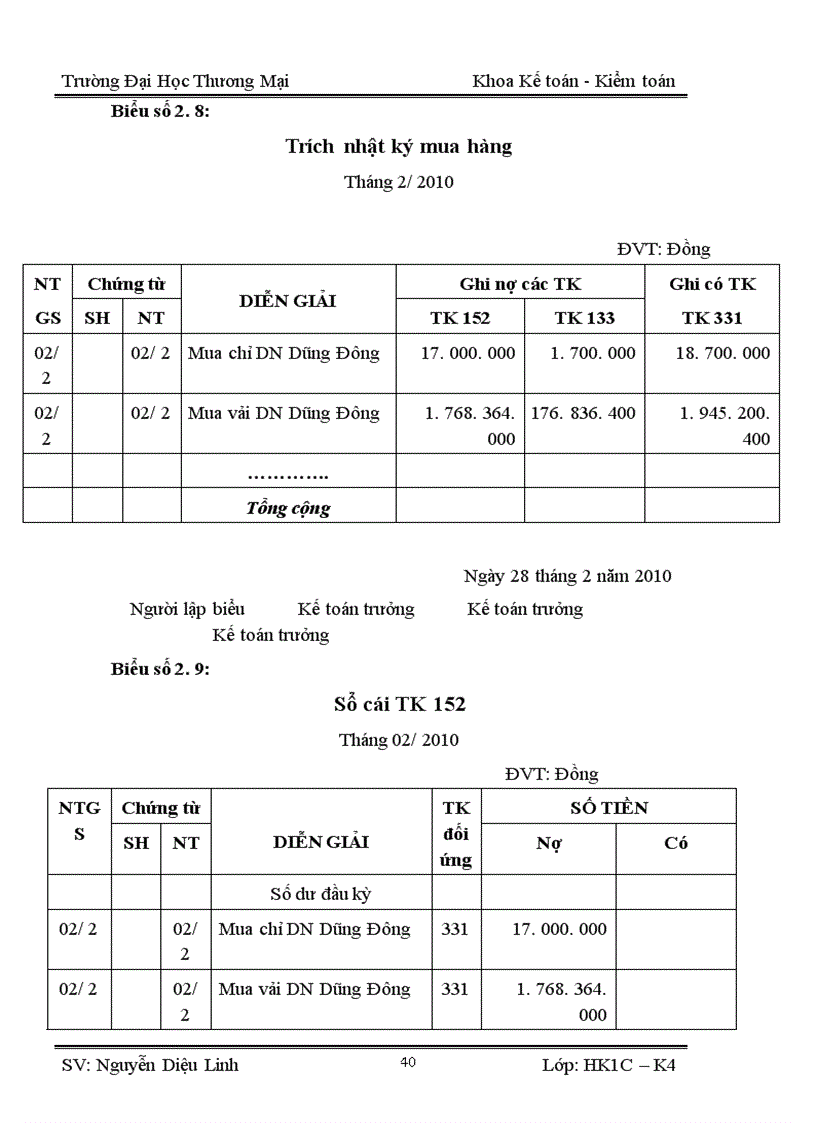 image for page Kế toán nguyên vật liệu áo sơ mi ở công ty cổ phần may Vĩnh Phú