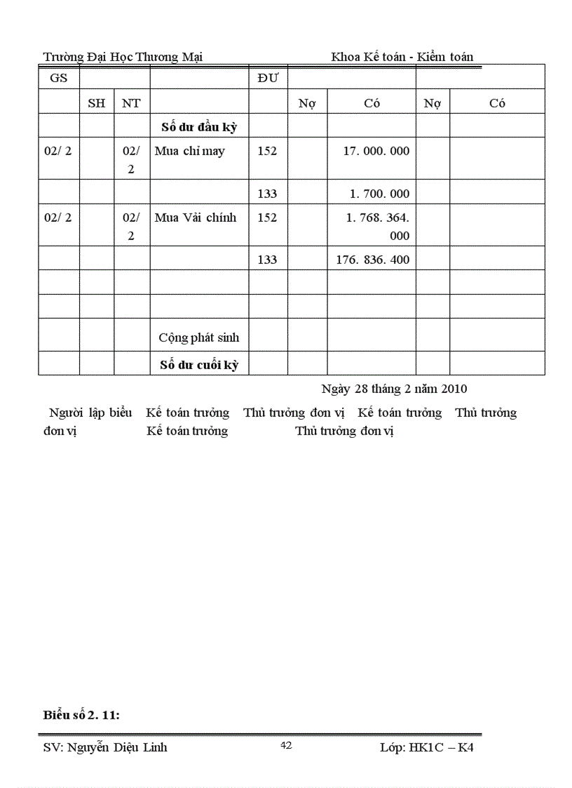 image for page Kế toán nguyên vật liệu áo sơ mi ở công ty cổ phần may Vĩnh Phú