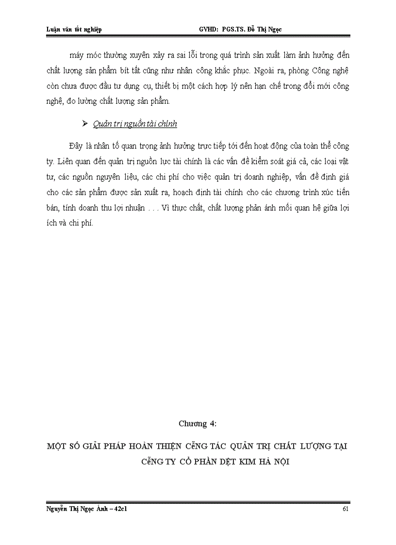 image for page Giải pháp hoàn thiện công tác quản trị chất lượng tại công ty cổ phần Dệt kim Hà Nội