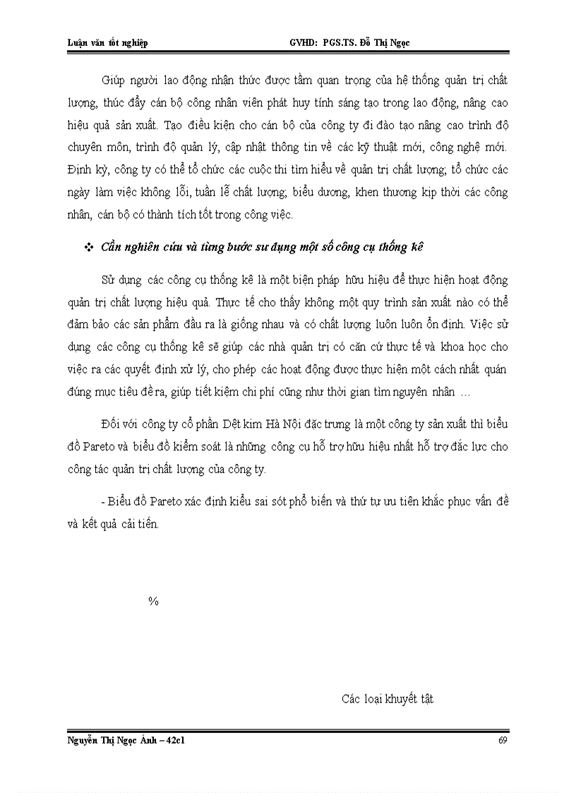 image for page Giải pháp hoàn thiện công tác quản trị chất lượng tại công ty cổ phần Dệt kim Hà Nội