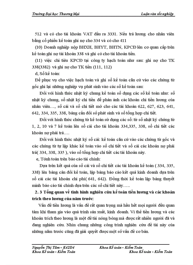 image for page Kế toán tiền lương và các khoản trích theo lương của công ty cổ phần Thiên Trường Nam Định