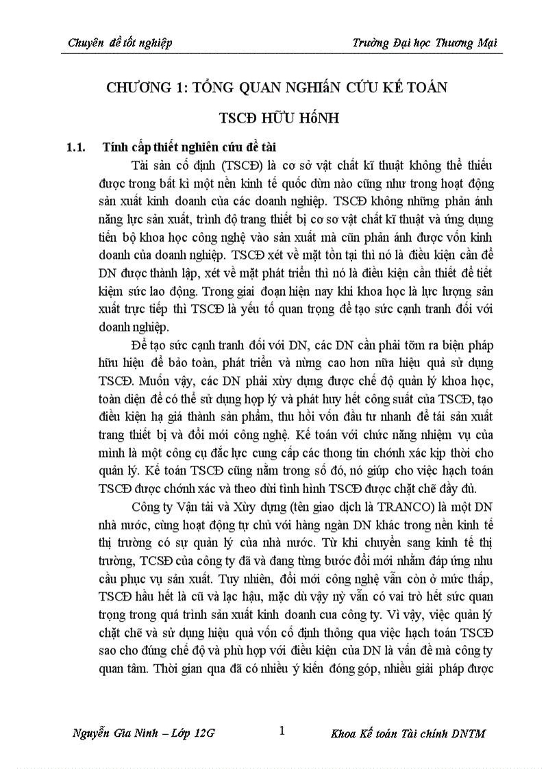 image for page Kế toán TSCĐ hữu hình tại công ty Vận tải và Xây dựng