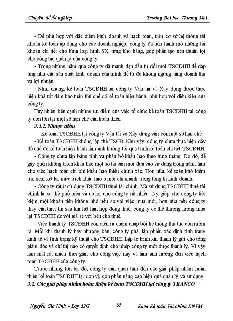 image for page Kế toán TSCĐ hữu hình tại công ty Vận tải và Xây dựng