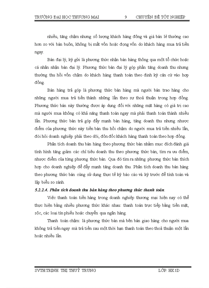 image for page Phân tích doanh thu bán hàng tại công ty Cổ phần Đầu tư Sông Đà - Việt Đức