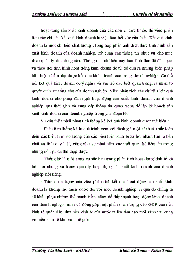 image for page Phân tích thống kê kết quả kinh doanh tại Công ty Cổ phần thương mại và hợp tác quốc tế KST