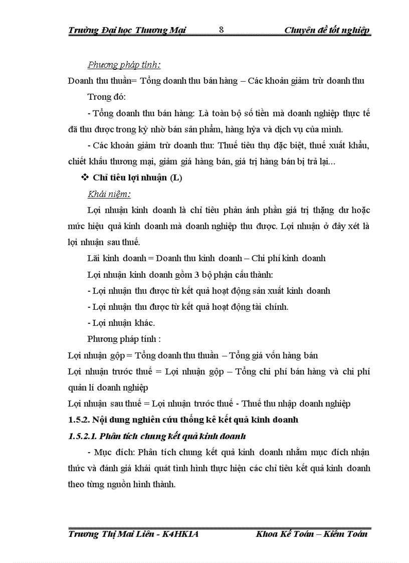 image for page Phân tích thống kê kết quả kinh doanh tại Công ty Cổ phần thương mại và hợp tác quốc tế KST