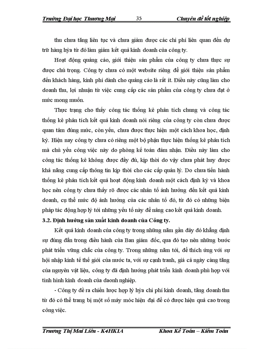 image for page Phân tích thống kê kết quả kinh doanh tại Công ty Cổ phần thương mại và hợp tác quốc tế KST