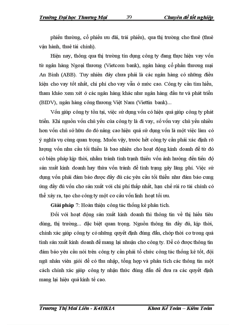 image for page Phân tích thống kê kết quả kinh doanh tại Công ty Cổ phần thương mại và hợp tác quốc tế KST