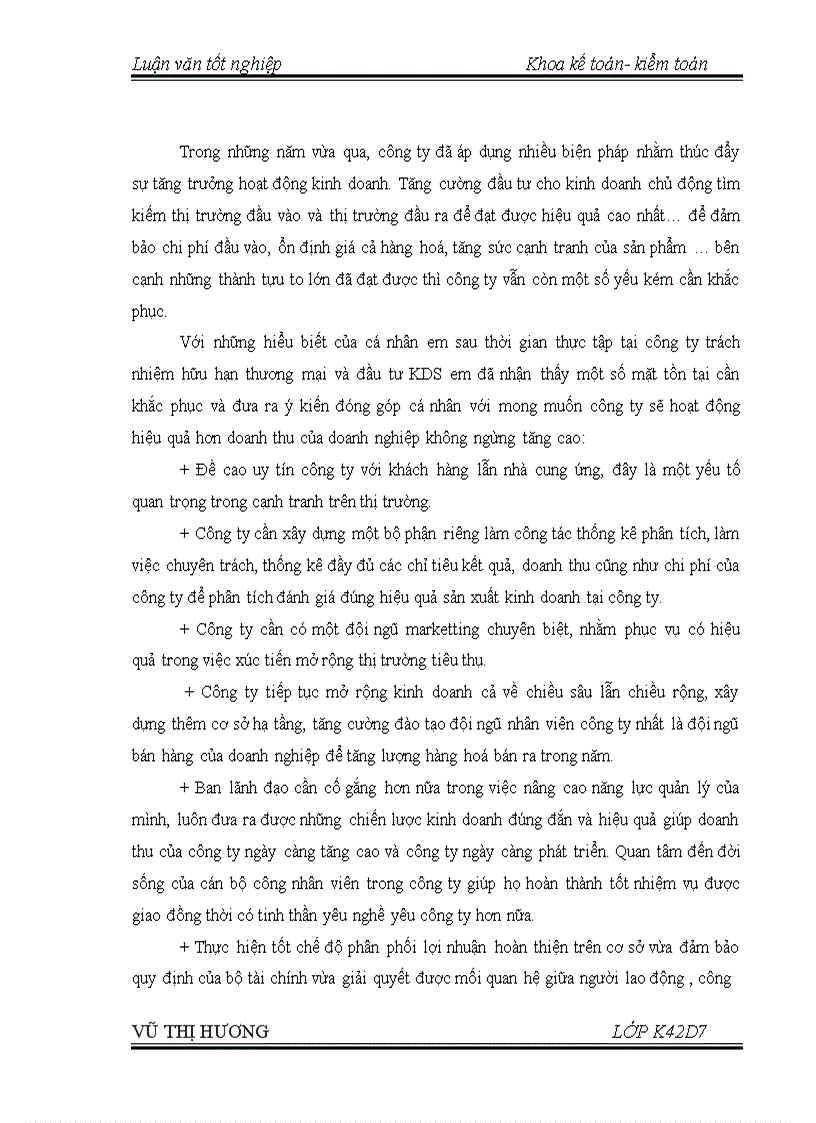 image for page Phân tích và dự báo thống kê doanh thu của công ty trách nhiệm hữu hạn thương mại và đầu tư KDS