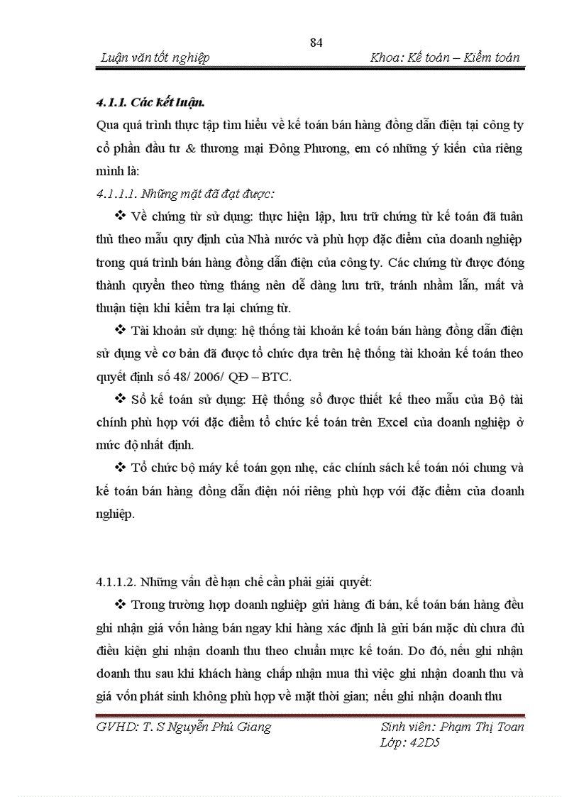 image for page Nhằm hoàn thiện Kế toán bán hàng đồng dẫn điện tại công ty cổ phần đầu tư & thương mại Đông Phương