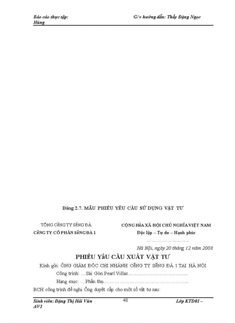 image for page Hoàn thiện kế toán nguyên, vật liệu tại Chi nhánh Công ty Cổ phần Sông Đà 1 tại Hà Nội