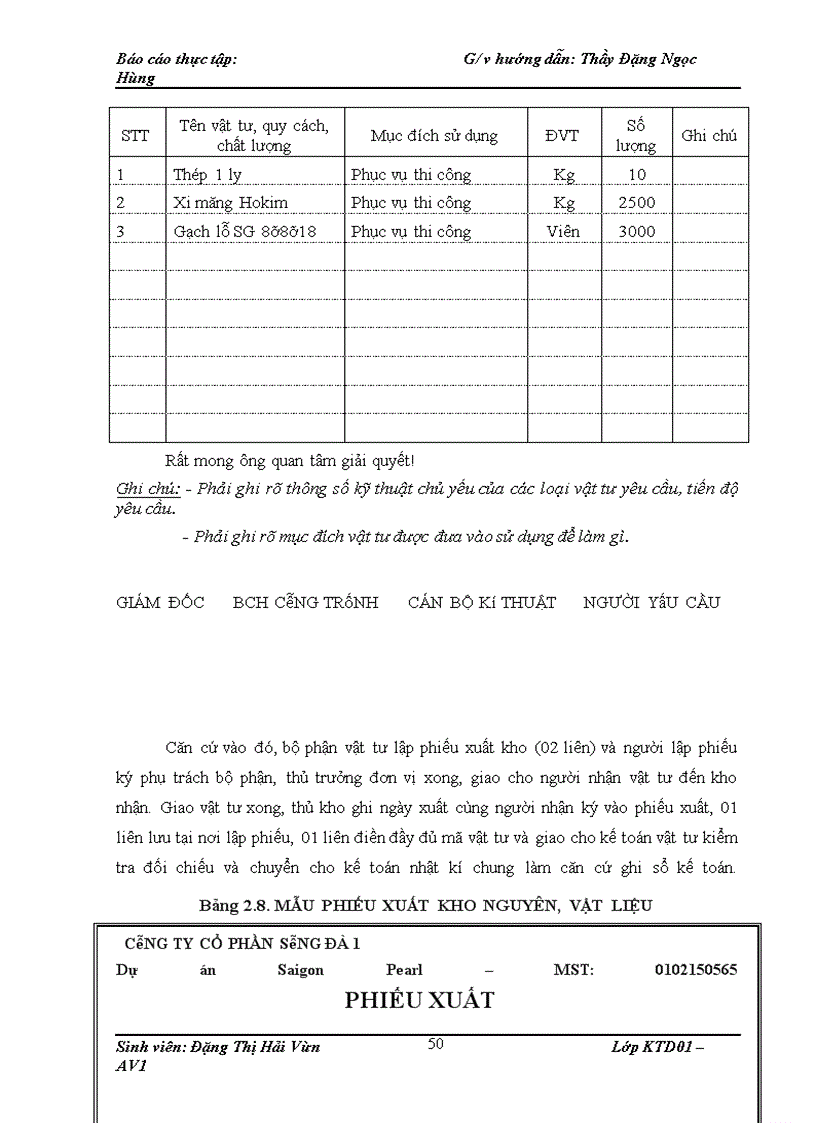 image for page Hoàn thiện kế toán nguyên, vật liệu tại Chi nhánh Công ty Cổ phần Sông Đà 1 tại Hà Nội