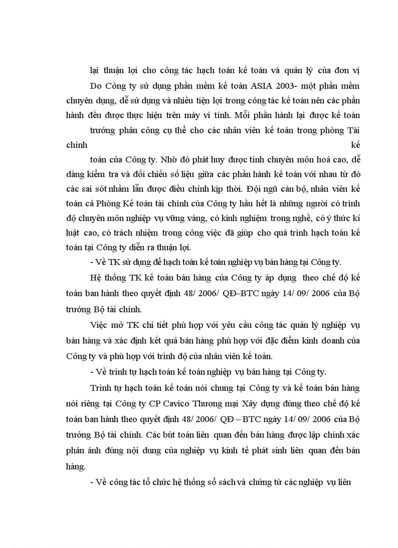 image for page Kế toán bán nhóm hàng săm lốp tại Công ty cổ phần Cavico Thương mại Xây dựng