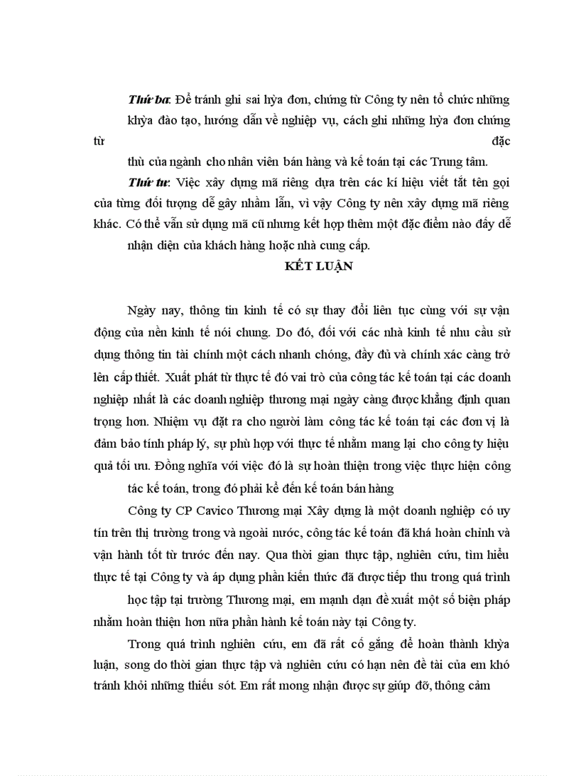 image for page Kế toán bán nhóm hàng săm lốp tại Công ty cổ phần Cavico Thương mại Xây dựng