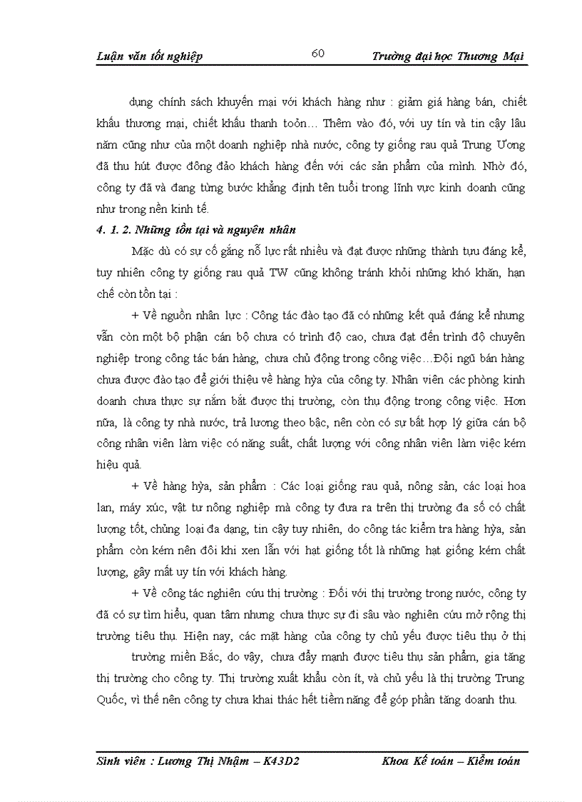 image for page Phân tích thống kê doanh thu tại công ty Giống rau quả Trung Ương