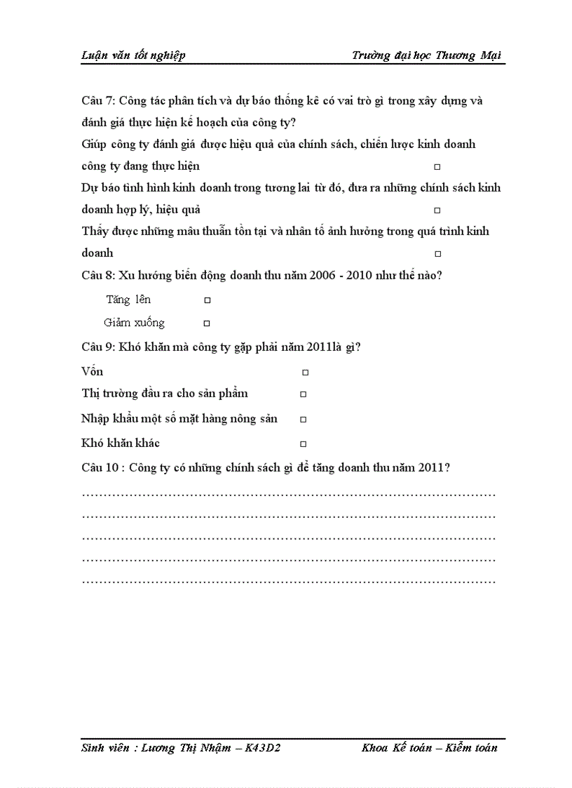 image for page Phân tích thống kê doanh thu tại công ty Giống rau quả Trung Ương