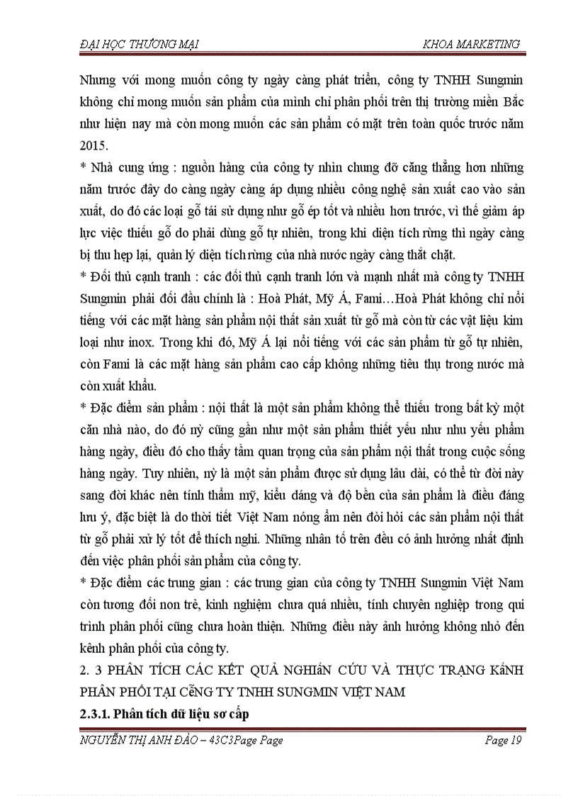 image for page Phát triển kênh phân phối sản phẩm nội thất của công ty TNHH SUNGMIN Việt Nam trên thị trường Hà Nội và các tỉnh lân cận