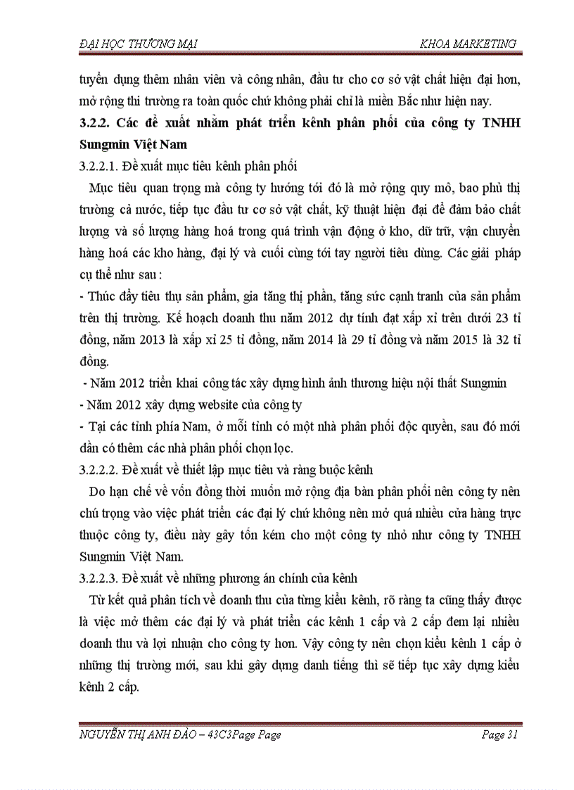 image for page Phát triển kênh phân phối sản phẩm nội thất của công ty TNHH SUNGMIN Việt Nam trên thị trường Hà Nội và các tỉnh lân cận