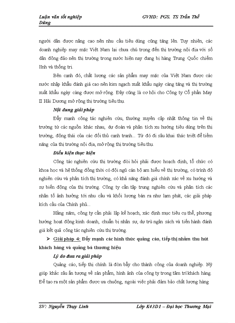 image for page Phân tích doanh thu tại công ty Cổ phần May II Hải Dương