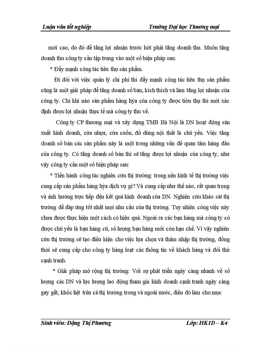 image for page Các giải pháp nâng cao lợi nhuận tại công ty CP thương mại và xây dựng TMB Hà Nội