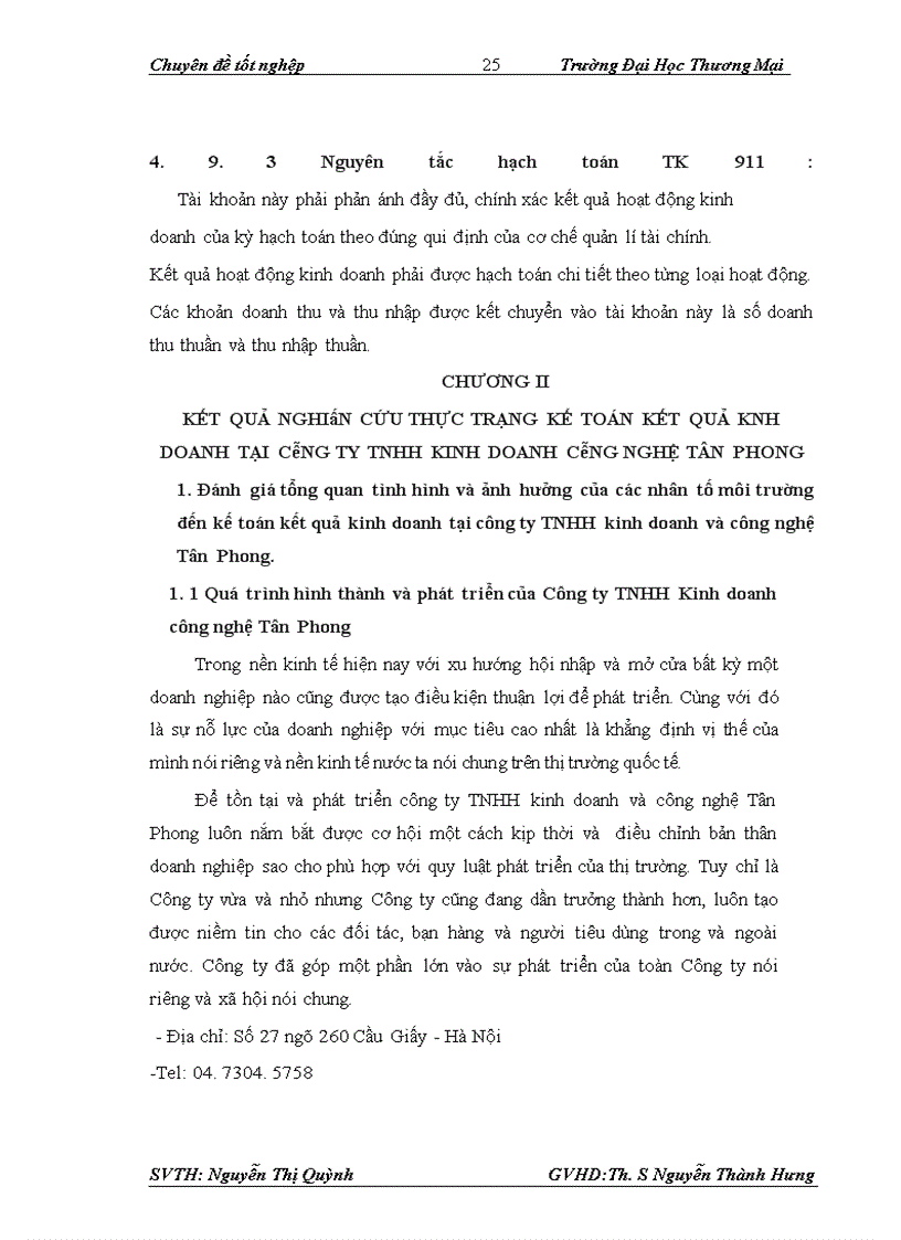 image for page Kế toán xác định kết quả kinh doanh tại Công ty TNHH Kinh Doanh Công Nghệ Tân Phong