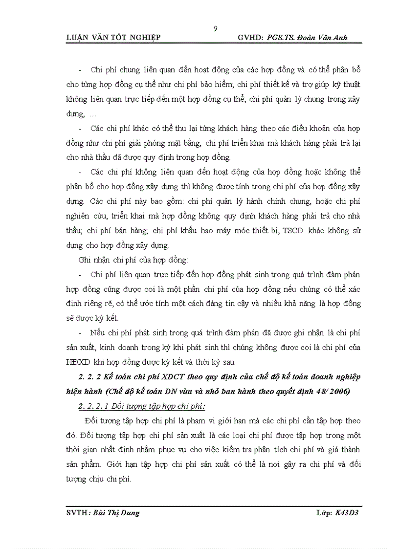 image for page Kế toán chi phí xây dựng trung tâm viễn thông Hà Trung tại công ty TNHH Tân Nam Thành