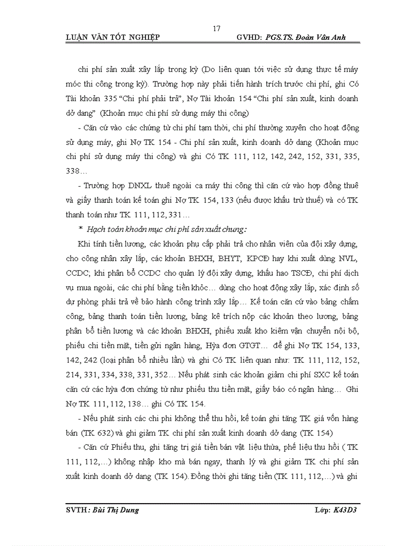 image for page Kế toán chi phí xây dựng trung tâm viễn thông Hà Trung tại công ty TNHH Tân Nam Thành