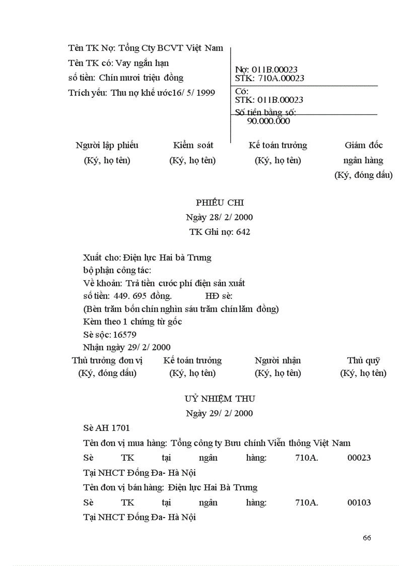 image for page Kế toán nghiệp vụ vốn bằng tiền và các khoản phải thanh toán