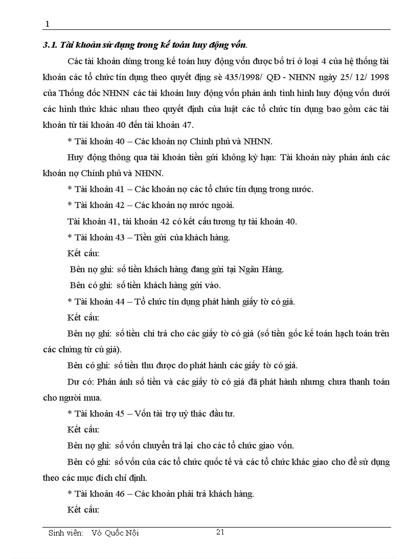 image for page Một số vấn đề cơ bản về vốn và kế toán huy động vốn tại chi nhánh NHNN & PTNN Quận Tây Hồ