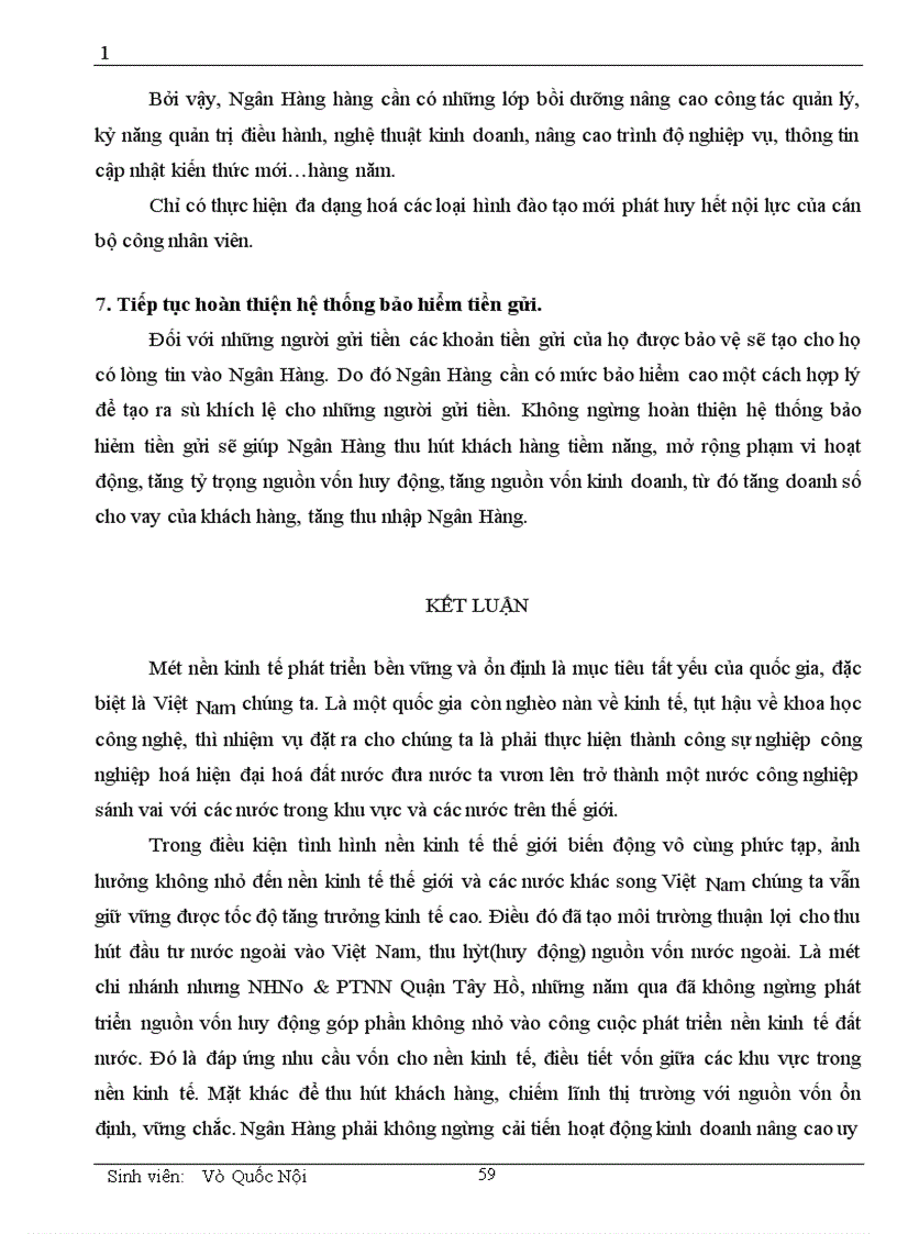 image for page Một số vấn đề cơ bản về vốn và kế toán huy động vốn tại chi nhánh NHNN & PTNN Quận Tây Hồ