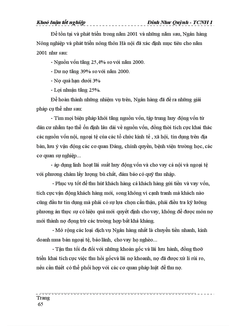 image for page Một số vấn đề về kế toán cho vay ngoài quốc doanh tại Ngân hàng nông nghiệp và phát triển nông thôn Hà Nội