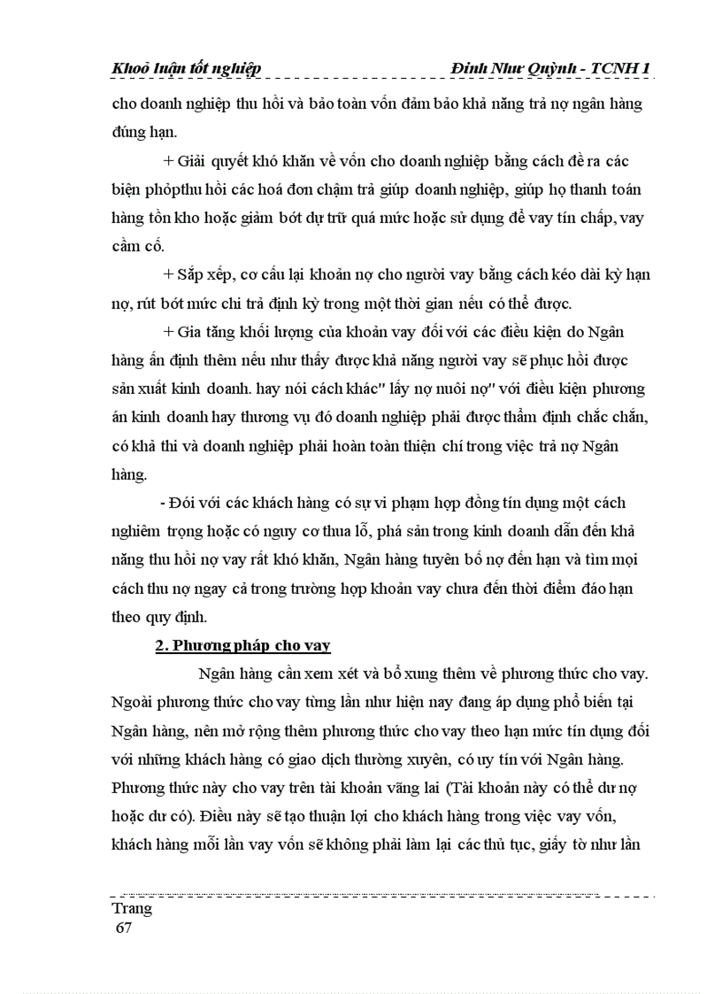 image for page Một số vấn đề về kế toán cho vay ngoài quốc doanh tại Ngân hàng nông nghiệp và phát triển nông thôn Hà Nội