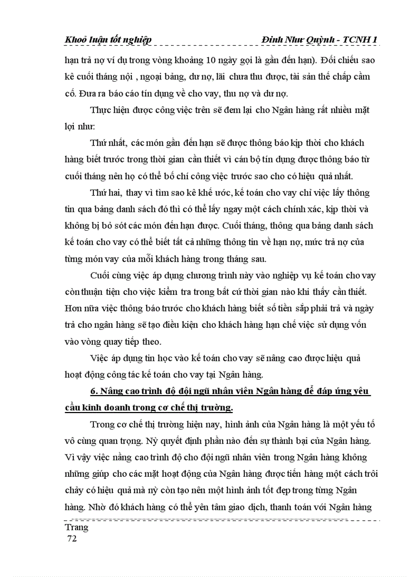 image for page Một số vấn đề về kế toán cho vay ngoài quốc doanh tại Ngân hàng nông nghiệp và phát triển nông thôn Hà Nội