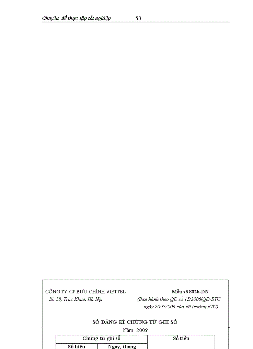 image for page Kế toán tài sản cố định hữu hình tại công ty cổ phần bưu chính viettel