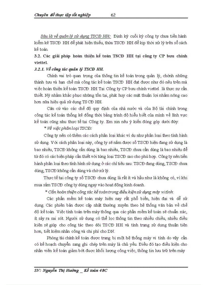 image for page Kế toán tài sản cố định hữu hình tại công ty cổ phần bưu chính viettel