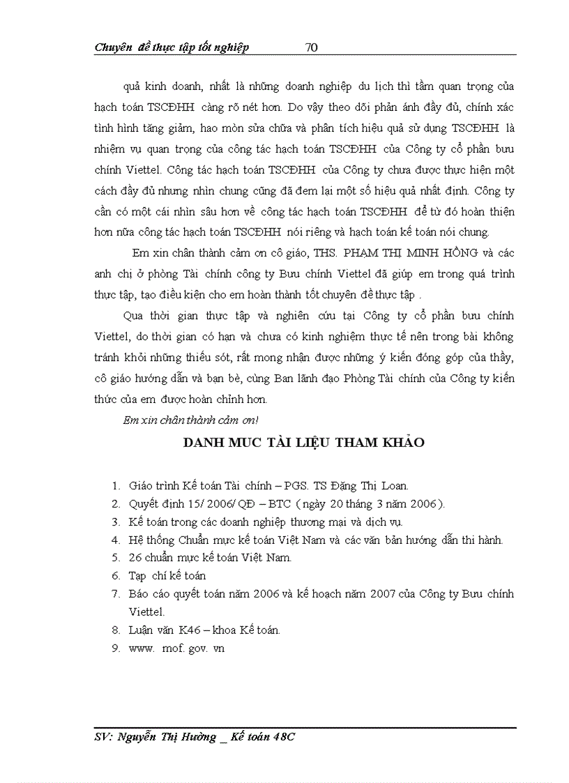 image for page Kế toán tài sản cố định hữu hình tại công ty cổ phần bưu chính viettel