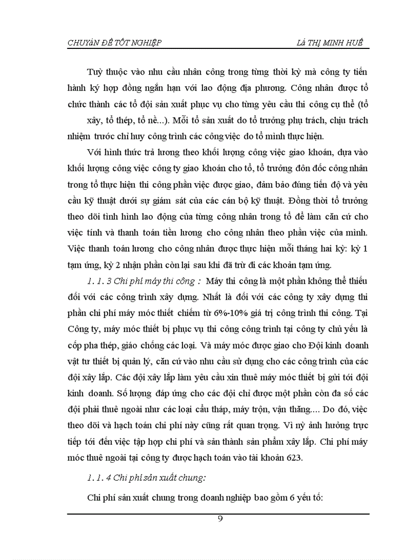 image for page Hoàn thiện Kế toán chi phí sản xuất và tính giá thành sản phẩm tại Công ty Cổ phần Đầu tư và xây dựng HUD4