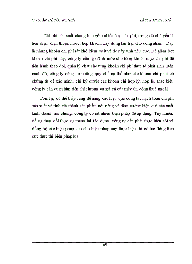 image for page Hoàn thiện Kế toán chi phí sản xuất và tính giá thành sản phẩm tại Công ty Cổ phần Đầu tư và xây dựng HUD4