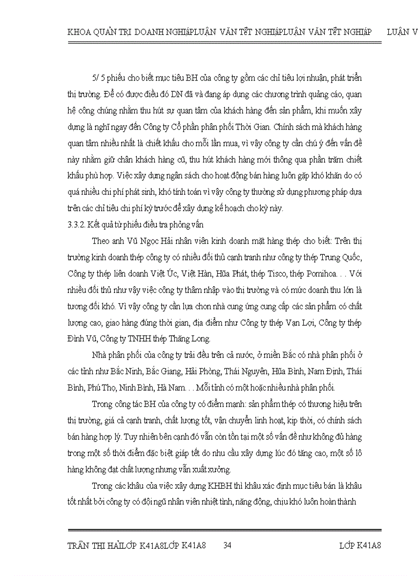 image for page Hoàn thiện công tác xây dựng kế hoạch bán hàng khu vực miền Bắc sản phẩm thép tại Công ty Cổ phần phân phối Thời Gian