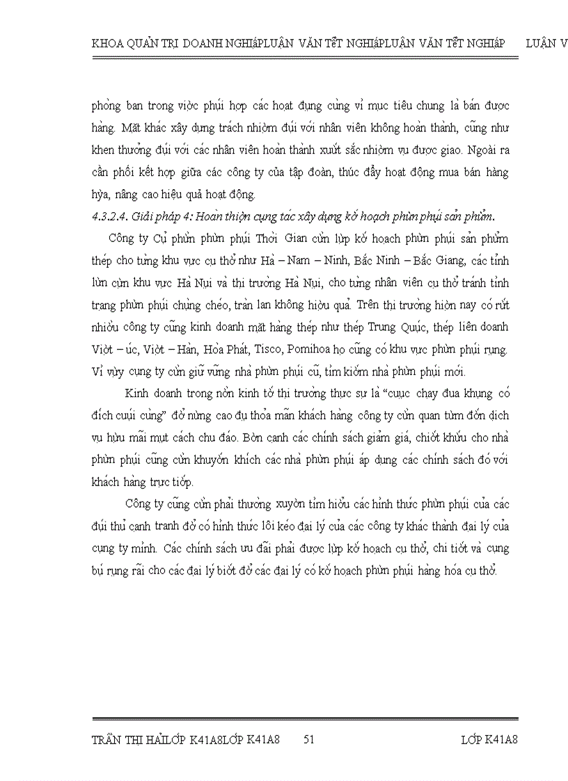 image for page Hoàn thiện công tác xây dựng kế hoạch bán hàng khu vực miền Bắc sản phẩm thép tại Công ty Cổ phần phân phối Thời Gian