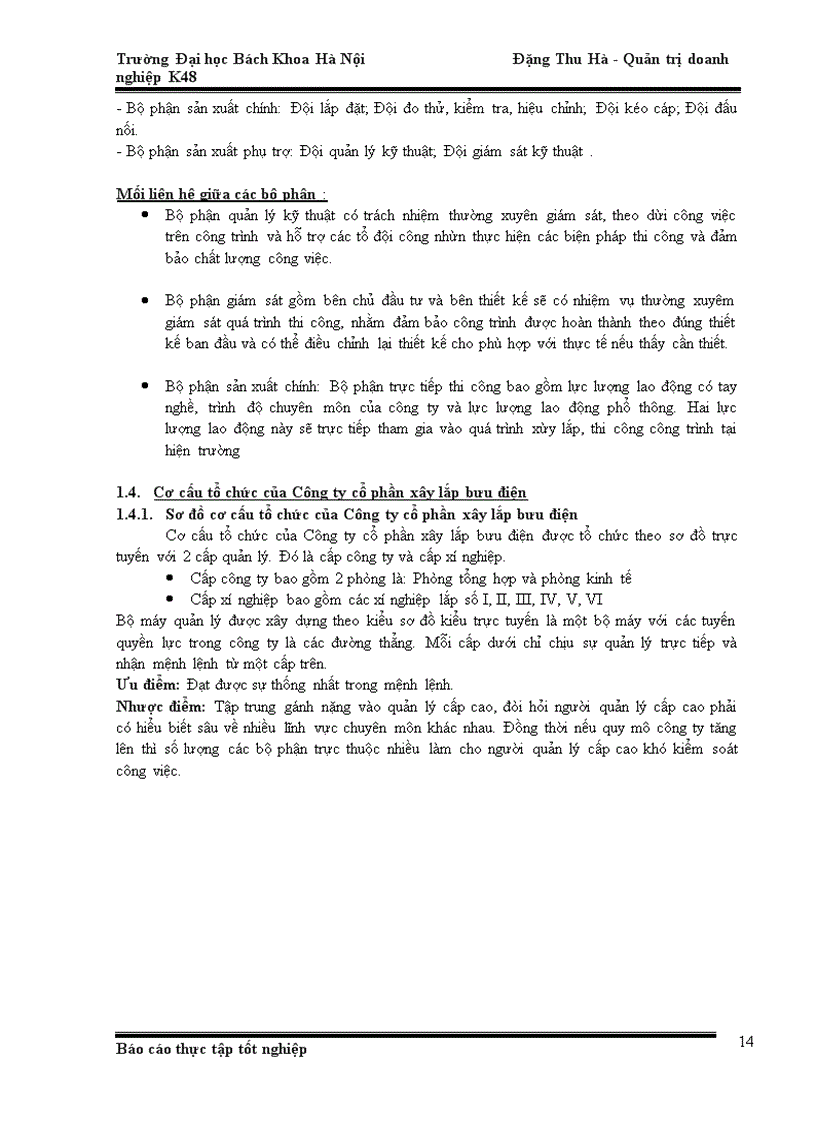 image for page Phân tích hoạt động kinh doanh của công ty cổ phần xây lắp Bưu Điện