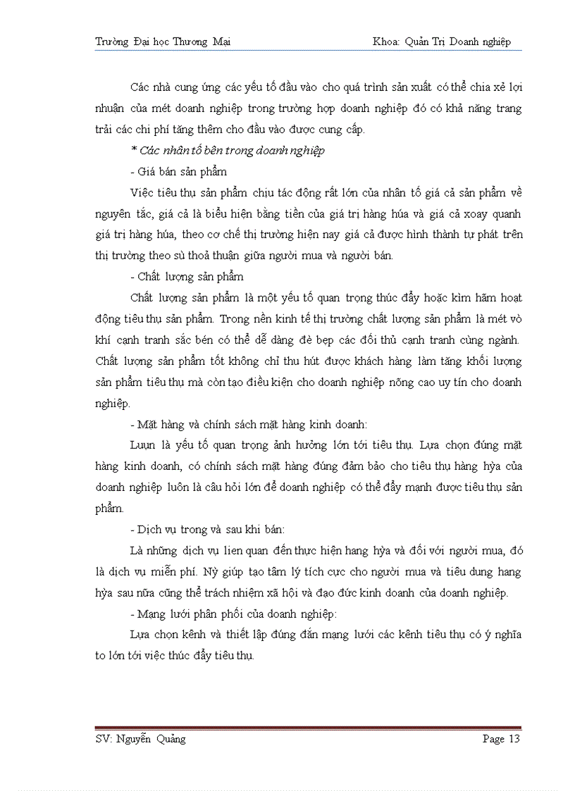 image for page Đẩy mạnh tiêu thụ mặt hàng nông sản chủ chốt của Công ty Cổ phần Xây dựng và Chế biến lương thực Vĩnh Hà trên thị trường Hà Nội