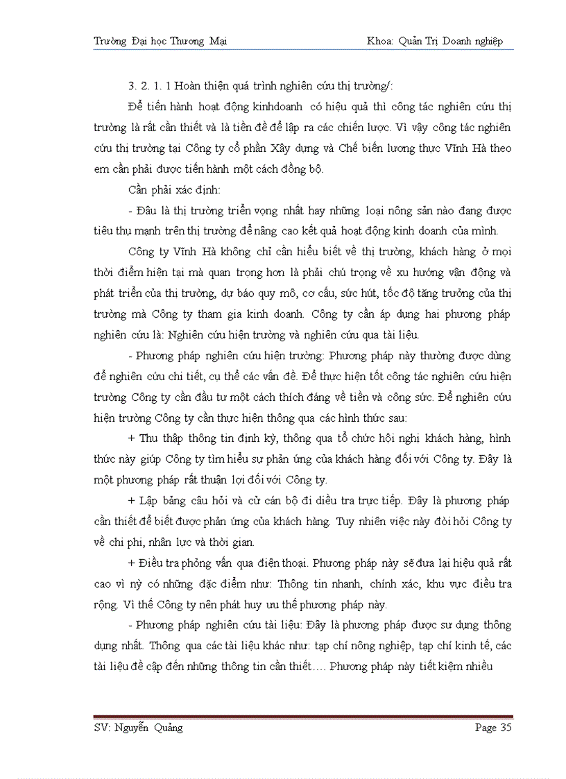 image for page Đẩy mạnh tiêu thụ mặt hàng nông sản chủ chốt của Công ty Cổ phần Xây dựng và Chế biến lương thực Vĩnh Hà trên thị trường Hà Nội