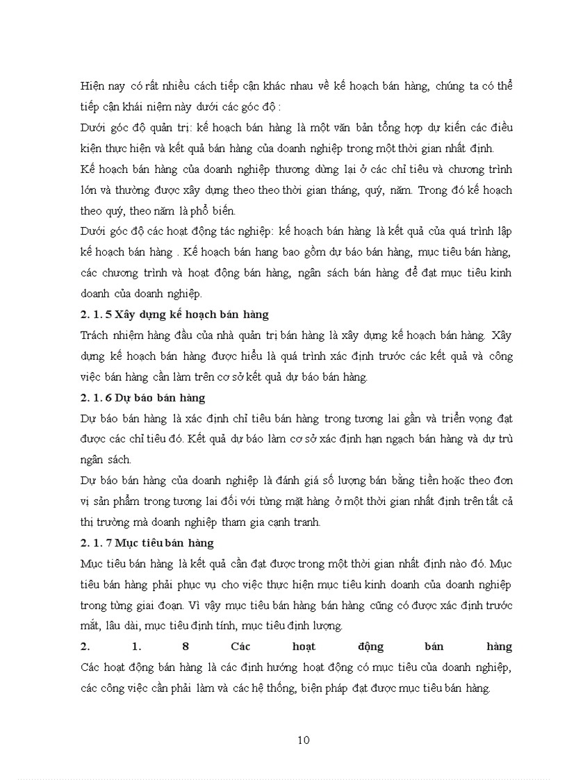 image for page Hoàn thiện công tác xây dựng kế hoạch bán tai công ty TNHH tư vấn đầu tư TM & DL Sơn Việt