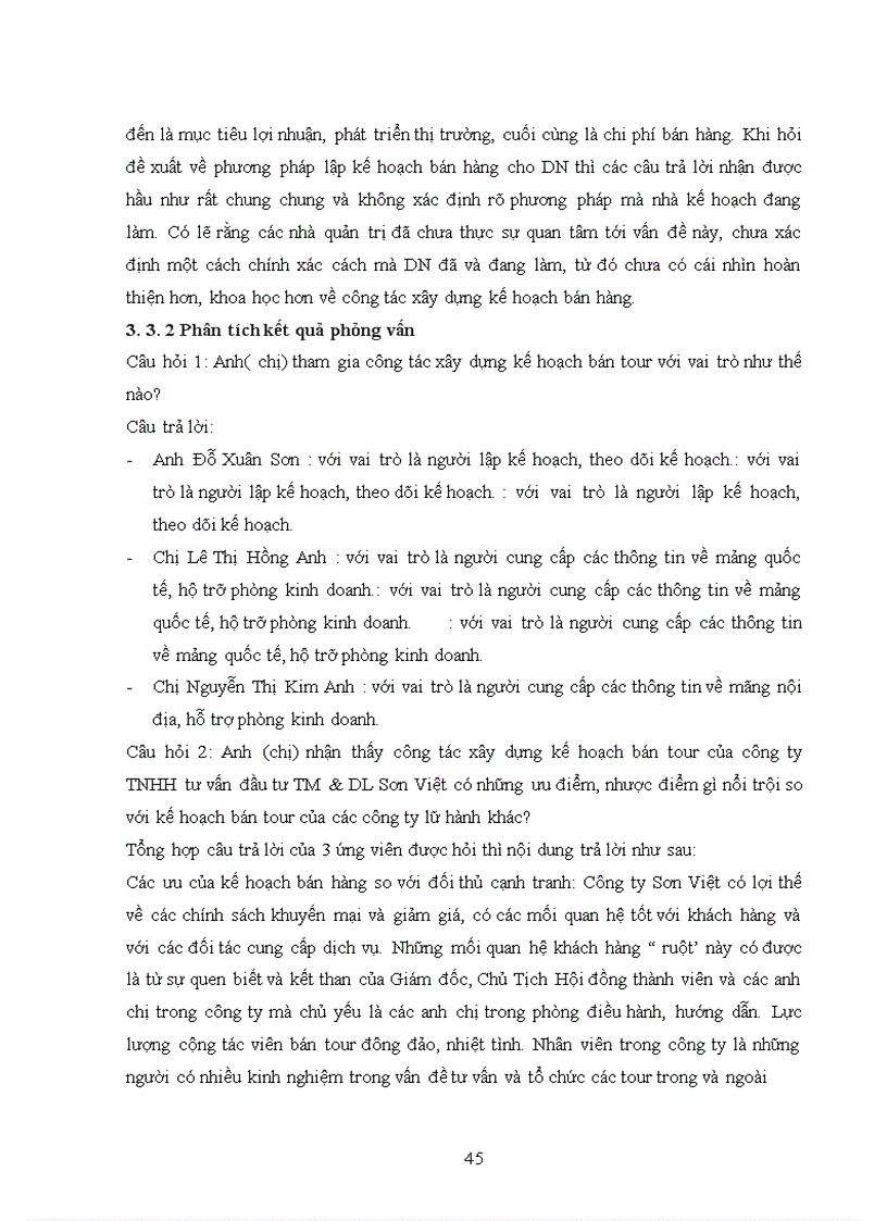 image for page Hoàn thiện công tác xây dựng kế hoạch bán tai công ty TNHH tư vấn đầu tư TM & DL Sơn Việt